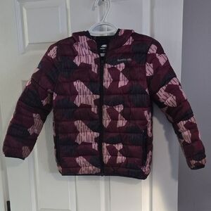 Roots Kids Purple Puffer Jacket